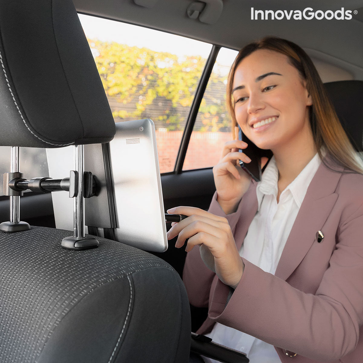 Keep Kids Entertained on the Road – 360° Car Tablet & Phone Holder by InnovaGoods