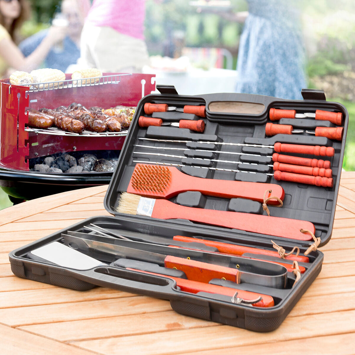 Dijilax Shop™ 18-Piece BBQ Tool Set
