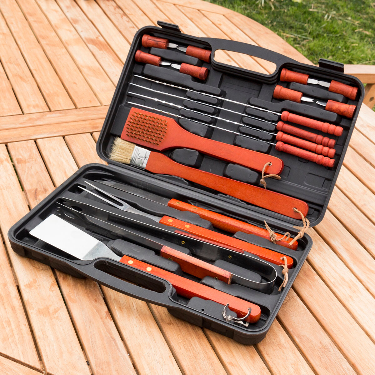 Dijilax Shop™ 18-Piece BBQ Tool Set