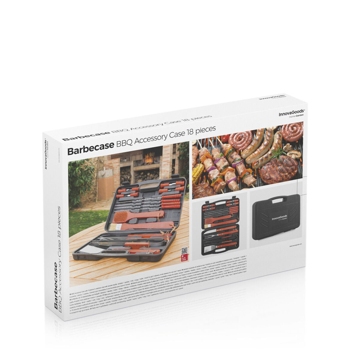Dijilax Shop™ 18-Piece BBQ Tool Set