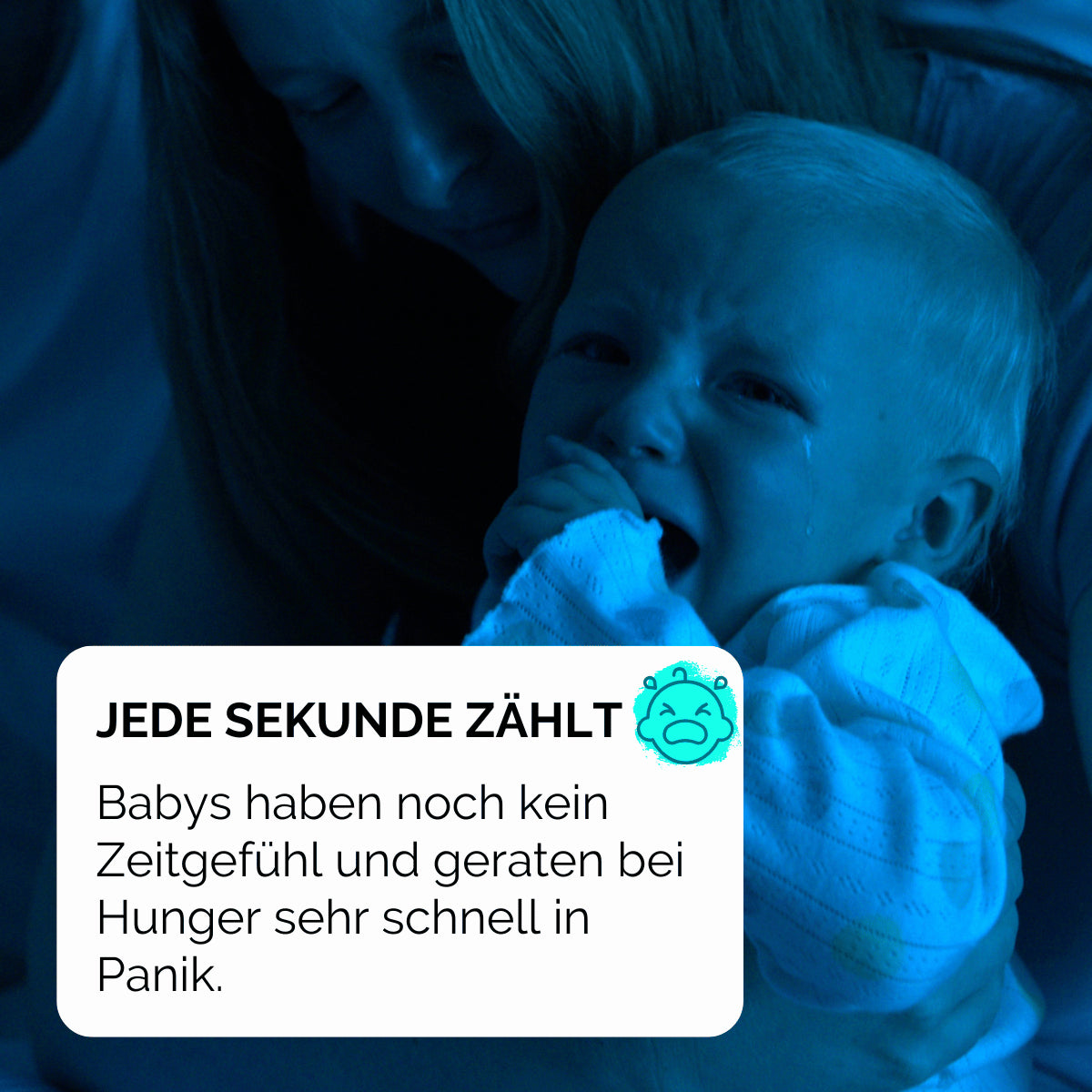 Snoozi Baby Night Bottle Set with Automatic Bottle Warmer – Fast & Easy Night Feeding