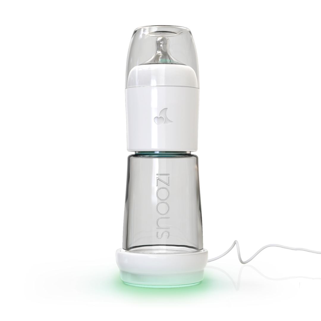Snoozi Baby Night Bottle Set with Automatic Bottle Warmer – Fast & Easy Night Feeding