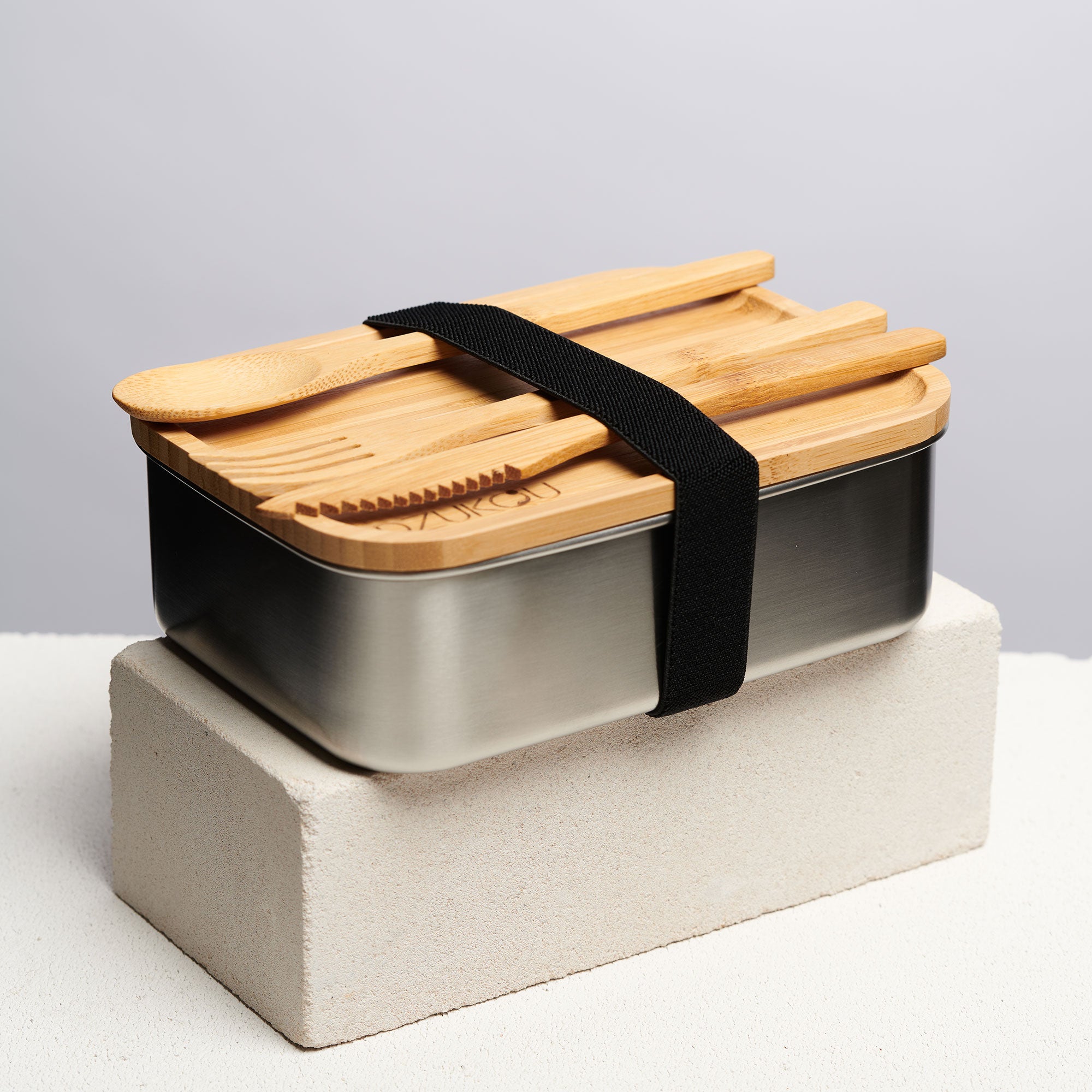 Jim Corbett 1200 ml Bamboo & Stainless Steel Lunch Box
